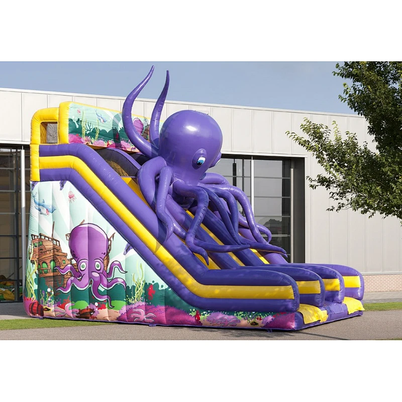 Commercial Cheap Most Popular Kids Inflatable Octopus Water Slide Pool Water Slide