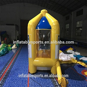 Hot Sale Inflating Money Booth Inflatable Cube Cash Machine For Advertising Activity