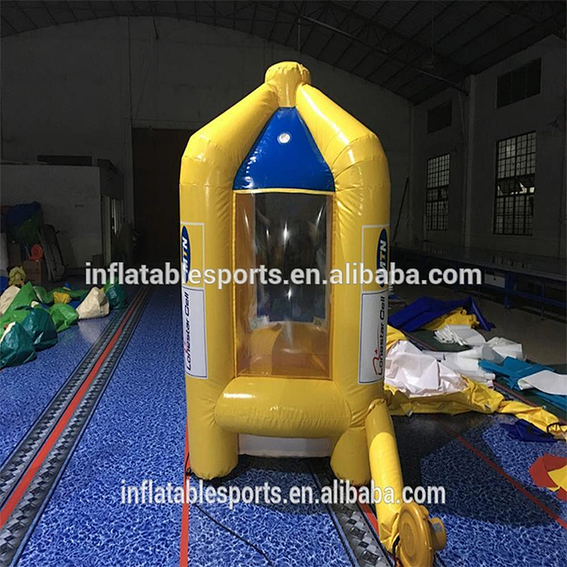 Hot Sale Inflating Money Booth Inflatable Cube Cash Machine For Advertising Activity