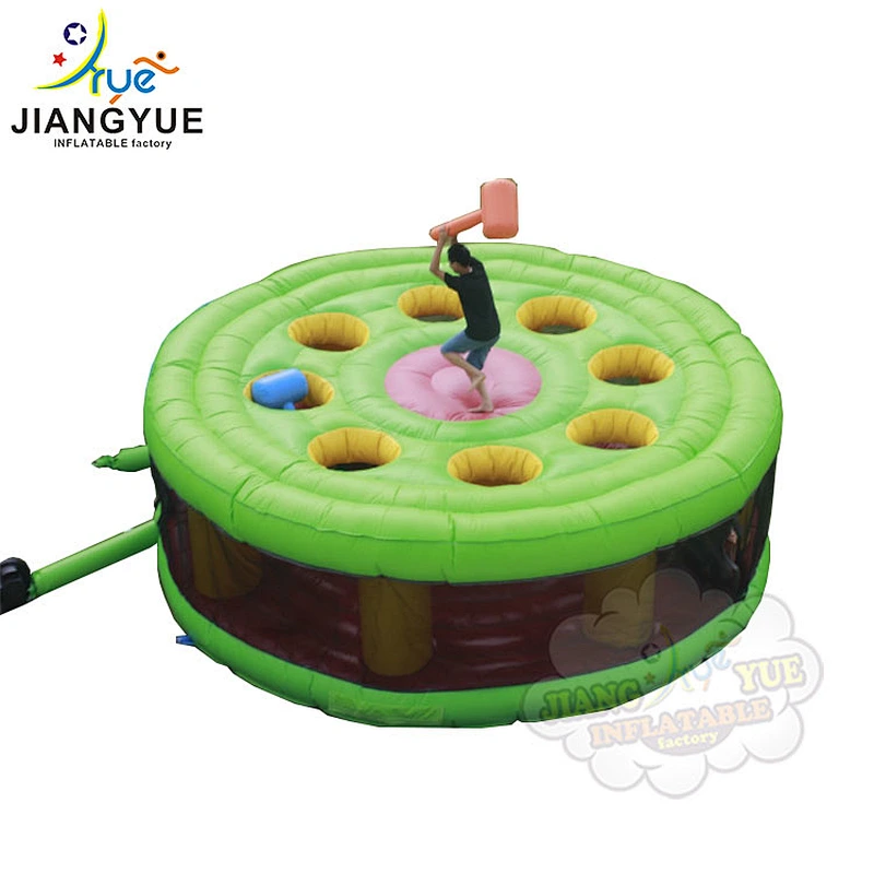 Adults Outdoor Interactive Super Fun Whack A Mole Inflatable Team Game For Company or Group Activity
