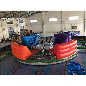 Interactive Inflatable Hungry Hippos Game Bungee Running Games Inflatable Run Sports For Sale