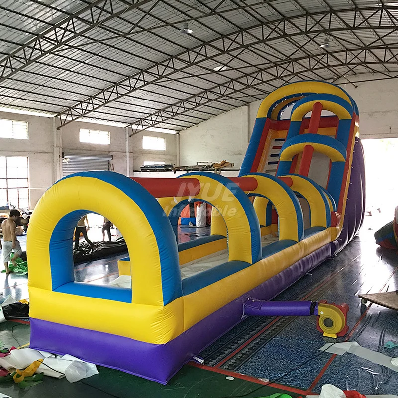 Outdoor Commercial Kids Inflatable Water Slide Pool Factory Supply Inflatable Slip And Slide