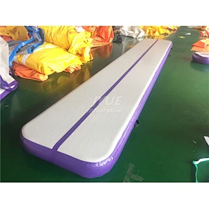 Jiangyue Factory Supplies Wholesale Outdoor Used Cheap Air Tumble Mats Trampoline Inflatable Air Track Gymnastics For Gym