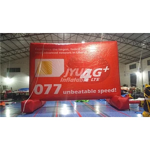 Big Outdoor Advertising Display Screen Mobile Advertising Equipment Inflatable Billboard Stand