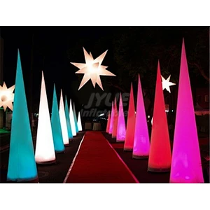 Wedding Party Advertising LED Inflatable Pillar Light Column Tube With Custom Logo