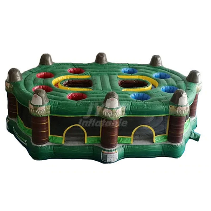 Inflable Juegos 0.55mm PVC al aire libre Adult inflable golpear un juego de mole