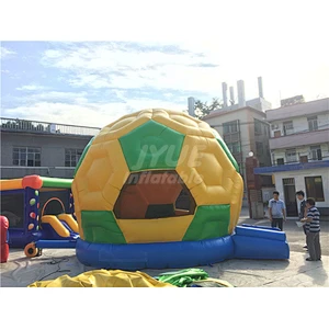 Kids Inflatable Football Bouncy Castle Party Soccer Bouncer House For Sale