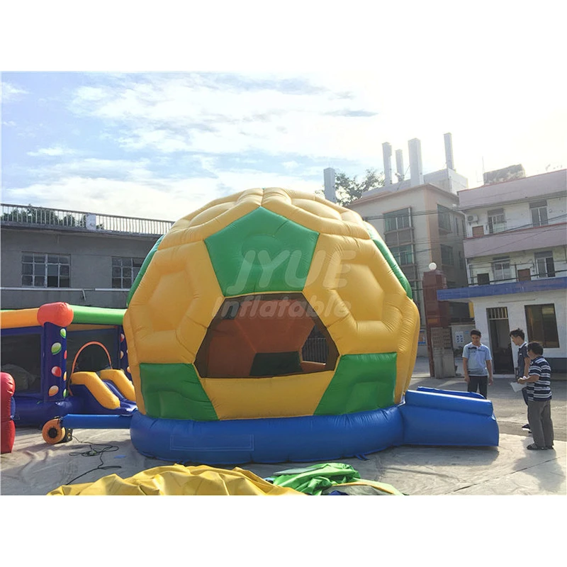 Kids Inflatable Football Bouncy Castle Party Soccer Bouncer House For Sale