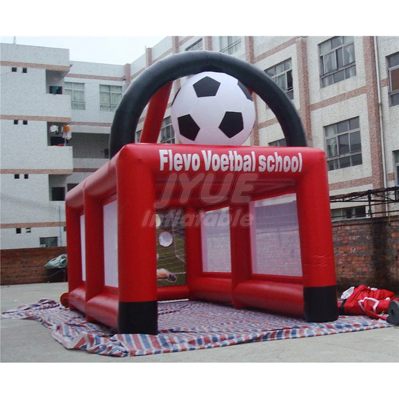 Soccer Kick Games Factory Inflatable Football Soccer Goal Post For Sale