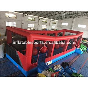 Outdoor Inflatable Wipeout Obstacle Big Balls Wipe Out Game Inflatable Obstacle Course Challenge