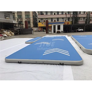 Hand Made Drop Stitch Fabric Exercise Sport Gym Equipment Inflatable Track Slip For Stretching Yoga Cheerleading Martial Arts