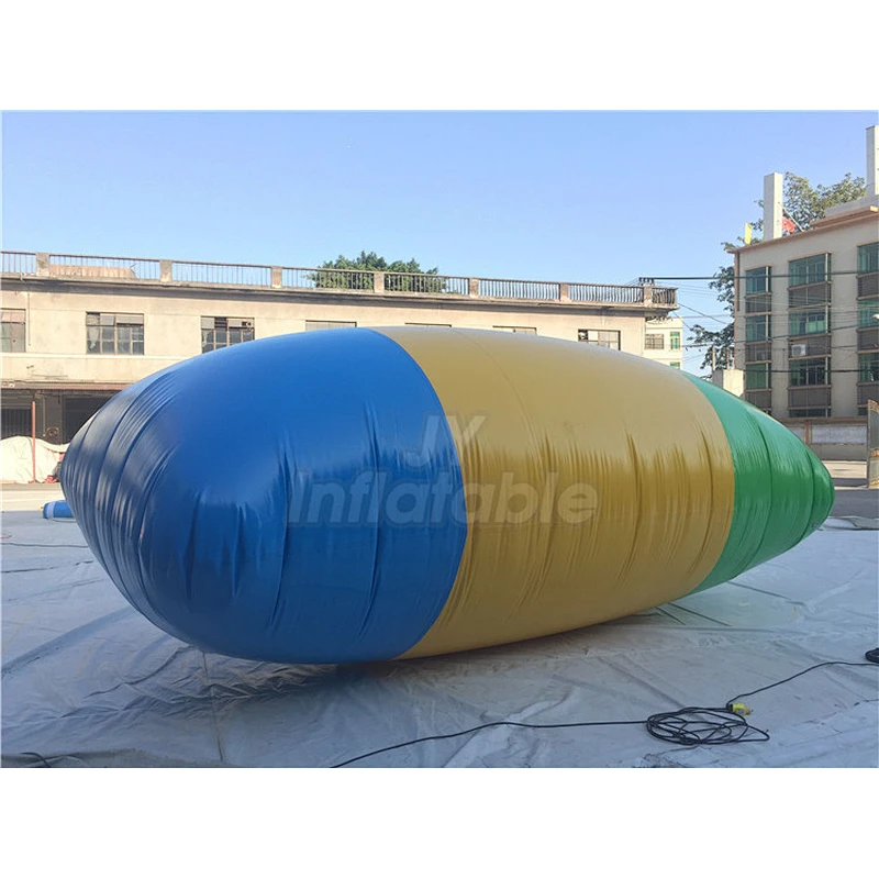 Jumping Pillow Lake Game PVC Inflatable Catapult Water Sports The Blob for Sale