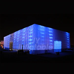 Factory Price Custom Large LED Inflatable Tent Party Inflatable Cube Tent For Sale