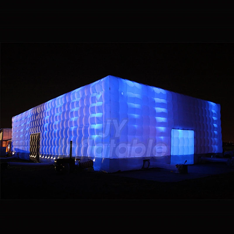 Factory Price Custom Large LED Inflatable Tent Party Inflatable Cube Tent For Sale
