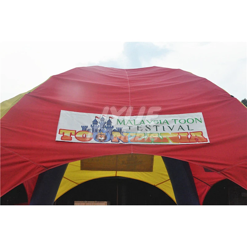 Commercial Promote Use Outdoor Blue or Custom Inflatable Event Spider Tent For Advertising