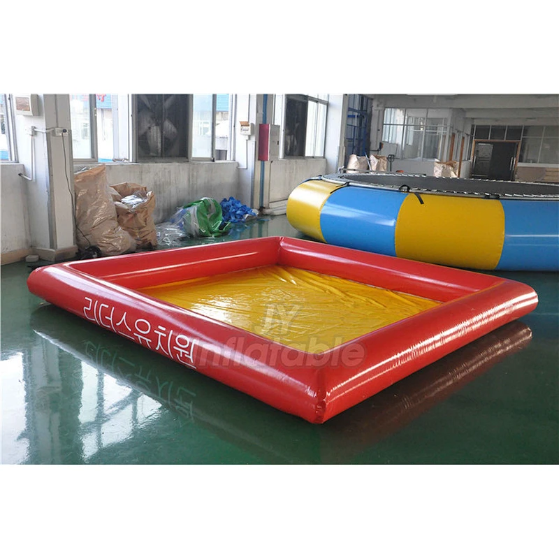 Water Toy Games Deep Pool PVC Inflatable Square Swimming Pool For Kids
