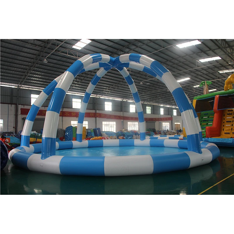 Promotion Price Large Inflatable Swimming Water Pool With Tent Cover For Sale