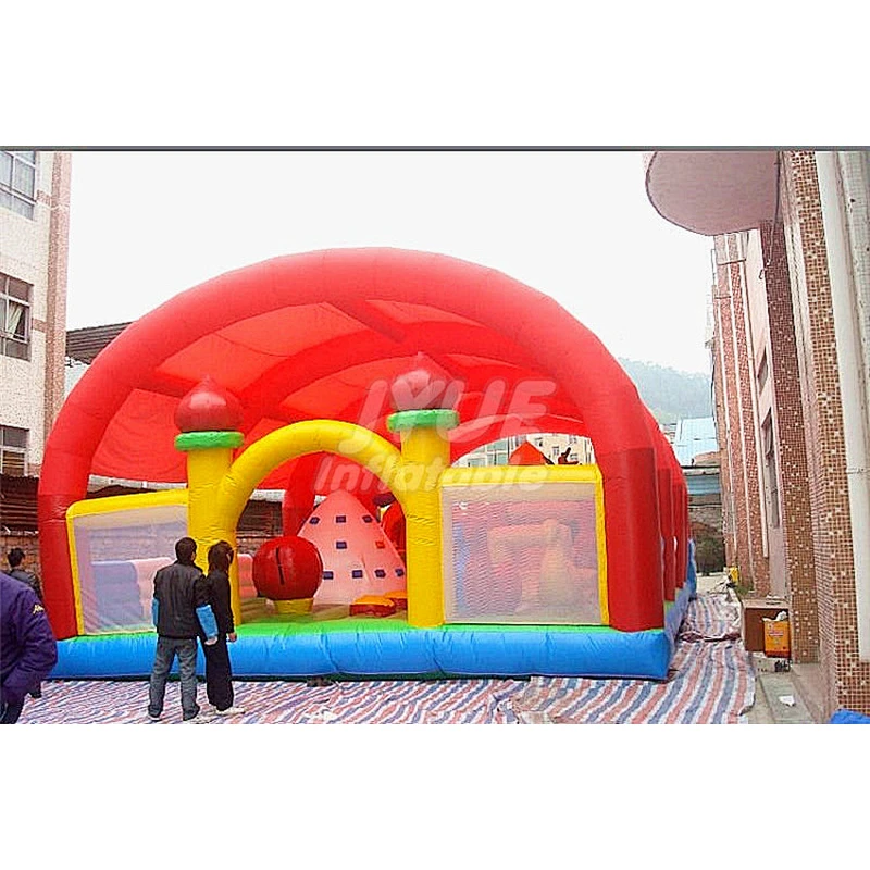 Best Selling Commercial Party Inflatable Playland Outdoor Inflatable Bouncing Castle With Tent