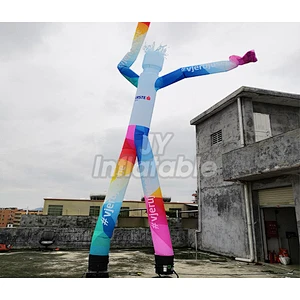 Oxford Cloth Outdoor Advertising Two Legs Air Sky Dancers Inflatable Dancing Balloon