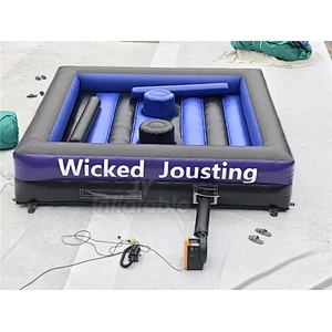 Factory Customize Kids Jousting Stick Battles Inflatable Boxing Ring Gladiator Game For Sale