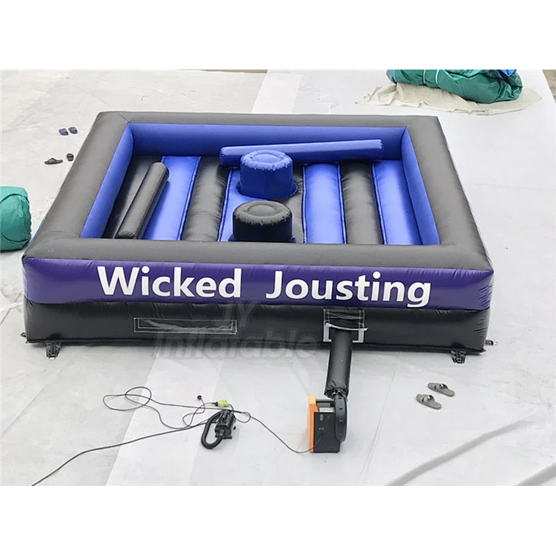 Factory Customize Kids Jousting Stick Battles Inflatable Boxing Ring Gladiator Game For Sale