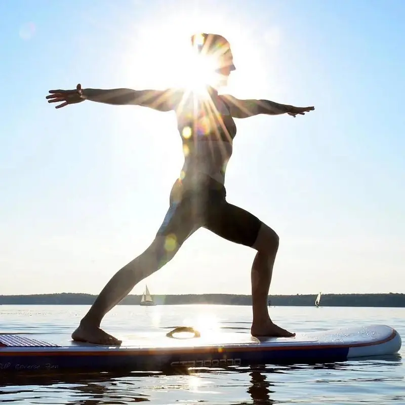 Good Quality PVC Board Double Layer Sup Inflatable Stand Up Paddleboard Electric Pump 20psi