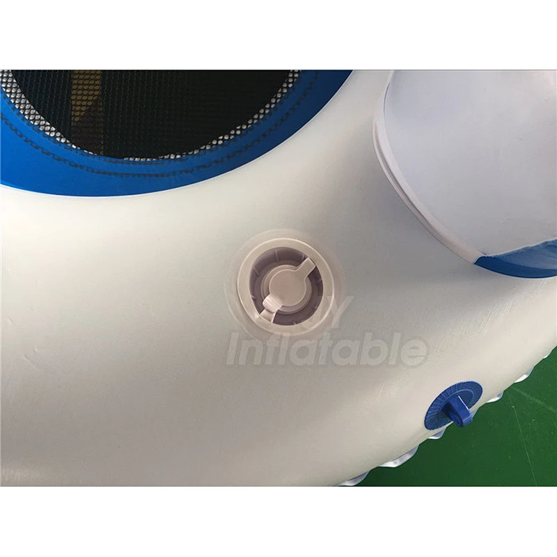 Water Park Equipment Pool Floating Single Tubes Single Water Slide Tubes With Backrest