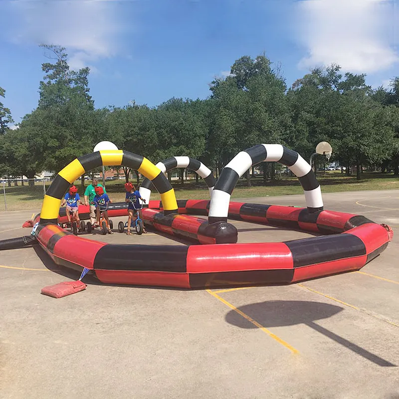 Giant Inflatable Sport Games,Inflatable Running Track,Inflatable Racing Track For Karting