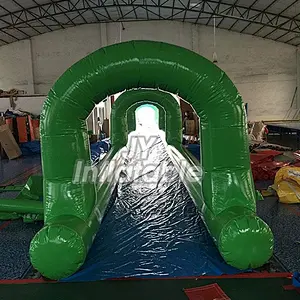Largest Single Lane 1000ft Inflatable Street Water Slide For Event Inflatable Soap Water Slide My City