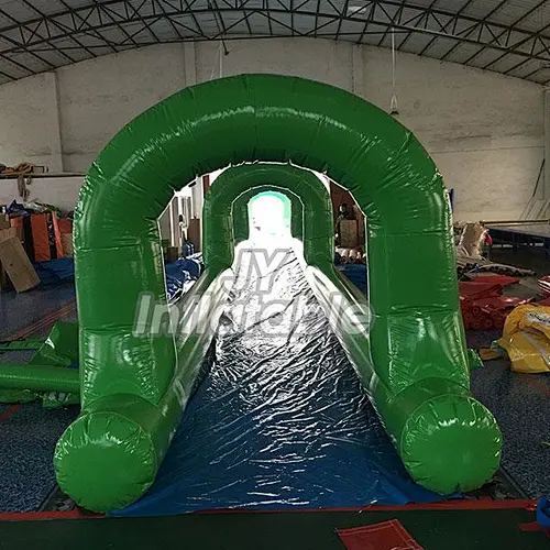 Largest Single Lane 1000ft Inflatable Street Water Slide For Event Inflatable Soap Water Slide My City