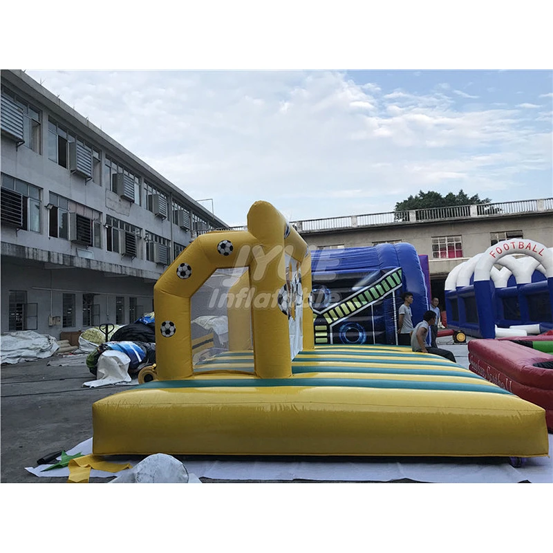 Hot Sale PVC Material Shoot Out Soccer Goals Target Customized Inflatable Football Goal For Sale