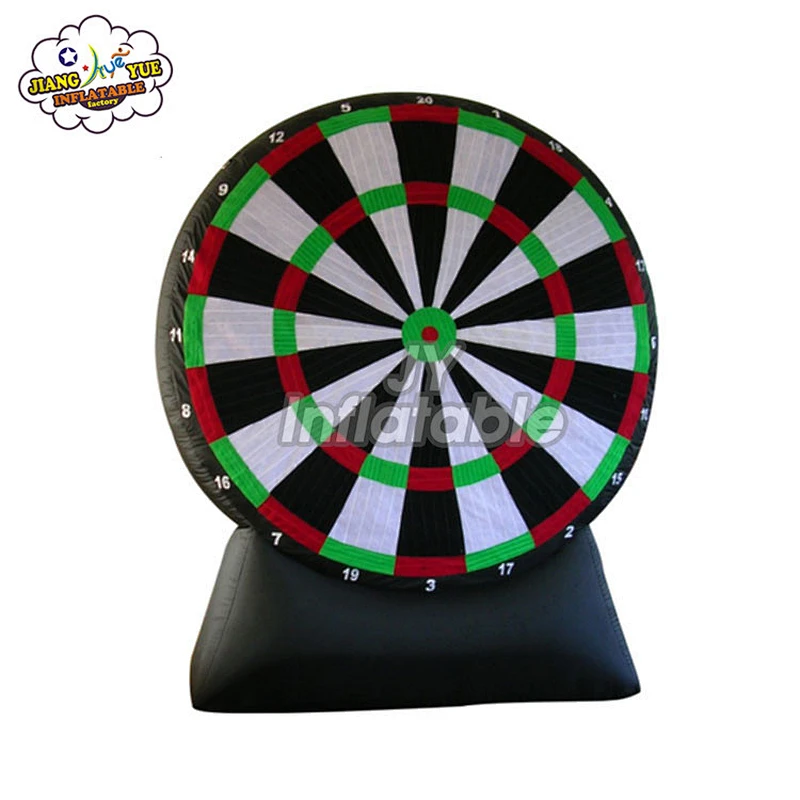 Guangzhou Factory Price Cheap Huge Inflatable Football Dart Board Game , Double Side or One Side Football Dartboard