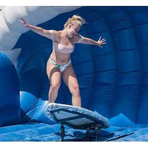 Inflatable Mechanical Surfboard Ride Inflatable Surf Simulator Toy For Sale 7M