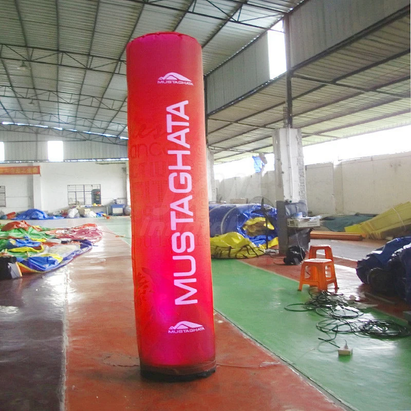 Hot Sae LED Inflatable Color Changing Pillar Inflatable LED Lighting Column For Party Decoration