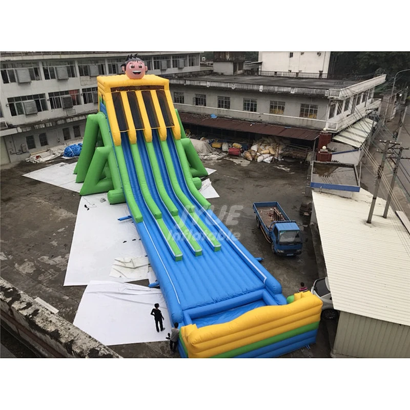 Inflable tobogan de agua grande Doble deslizamiento Personalizado