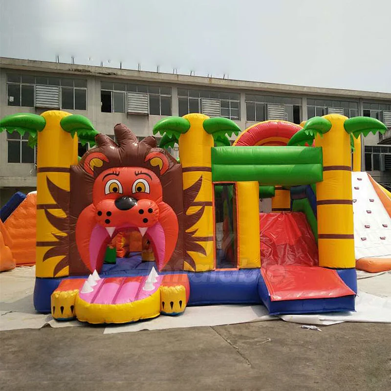 Adults And Kids Lion Jumping Castle Inflatable Bouncy Castle For Sale