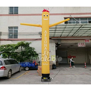 6m One Legged Arrow Air Dancer Balloon Sky Dancer Blower For Event
