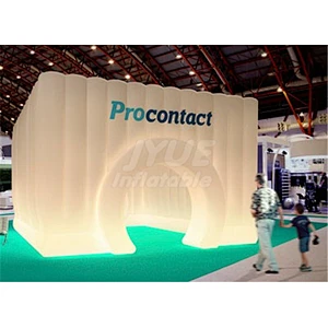 White Large Durable LED Lighting Cube Decoration Inflatable Party Tent