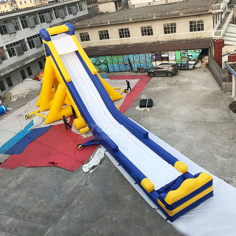 Adult Size Inflatable Water Park Equipment ,  Big Blow Up Water Slides For Sale