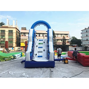 Custom Design Inflatable Outdoor Home Hire Children Water Slide With Blower