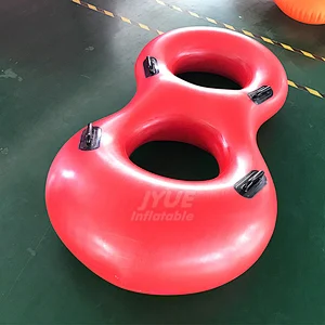Commercial Custom Logo Inflatable Towable Water Sport Tube For Water Park  Equipment