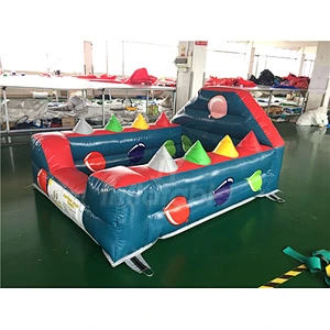 Kids Fun Inflatable Bowling Floating Ball Game Interactive Inflatable Potato Game Air Ball Challenge Game