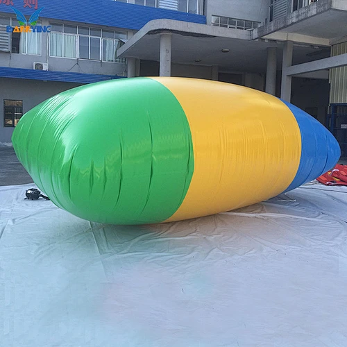 Jumping Pillow Lake Game PVC Inflatable Catapult Water Sports The Blob for Sale