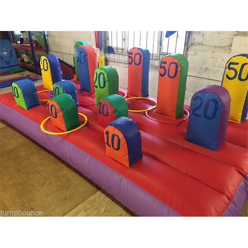 New Arrival Inflatable Ring Toss Game Outdoor Inflatable Hoopla For Rental Business