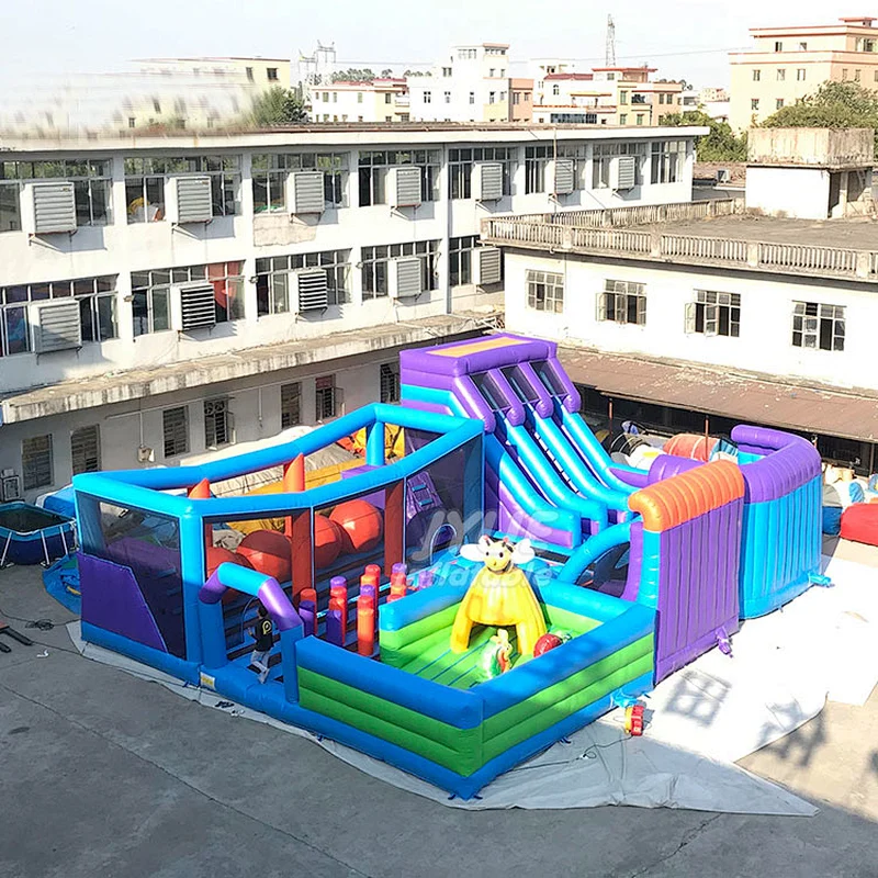 Kids N Adults Indoor Inflatable Theme Park For Sale