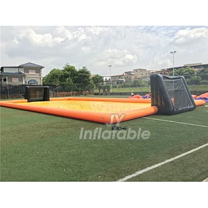 Portable IndoorUsed Football Field Equipment Sport Court Arena Inflatable Water Soap Football Field