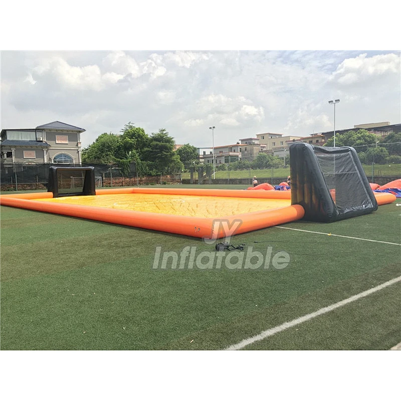 Portable IndoorUsed Football Field Equipment Sport Court Arena Inflatable Water Soap Football Field