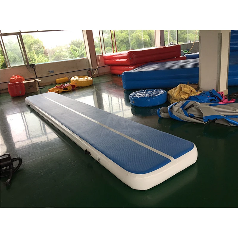 6M Al aire libre de alta calidad pista colchoneta de aire inflable para gimnasia