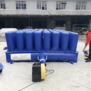 Soft Landing Inflatable Trampoline Foam Pit Jump Air Bag For FMX
