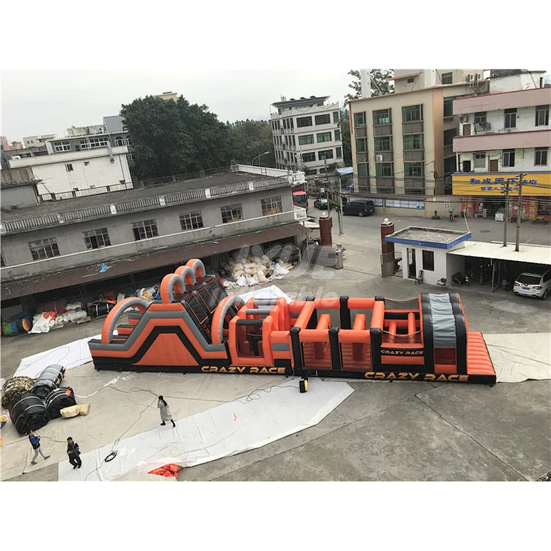 Team Building Games Inflatable Obstacle Course Challenge Inflatable Party Games For Adults